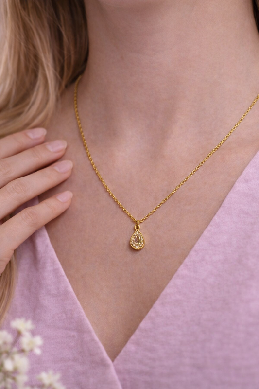 Ketting diamond drop