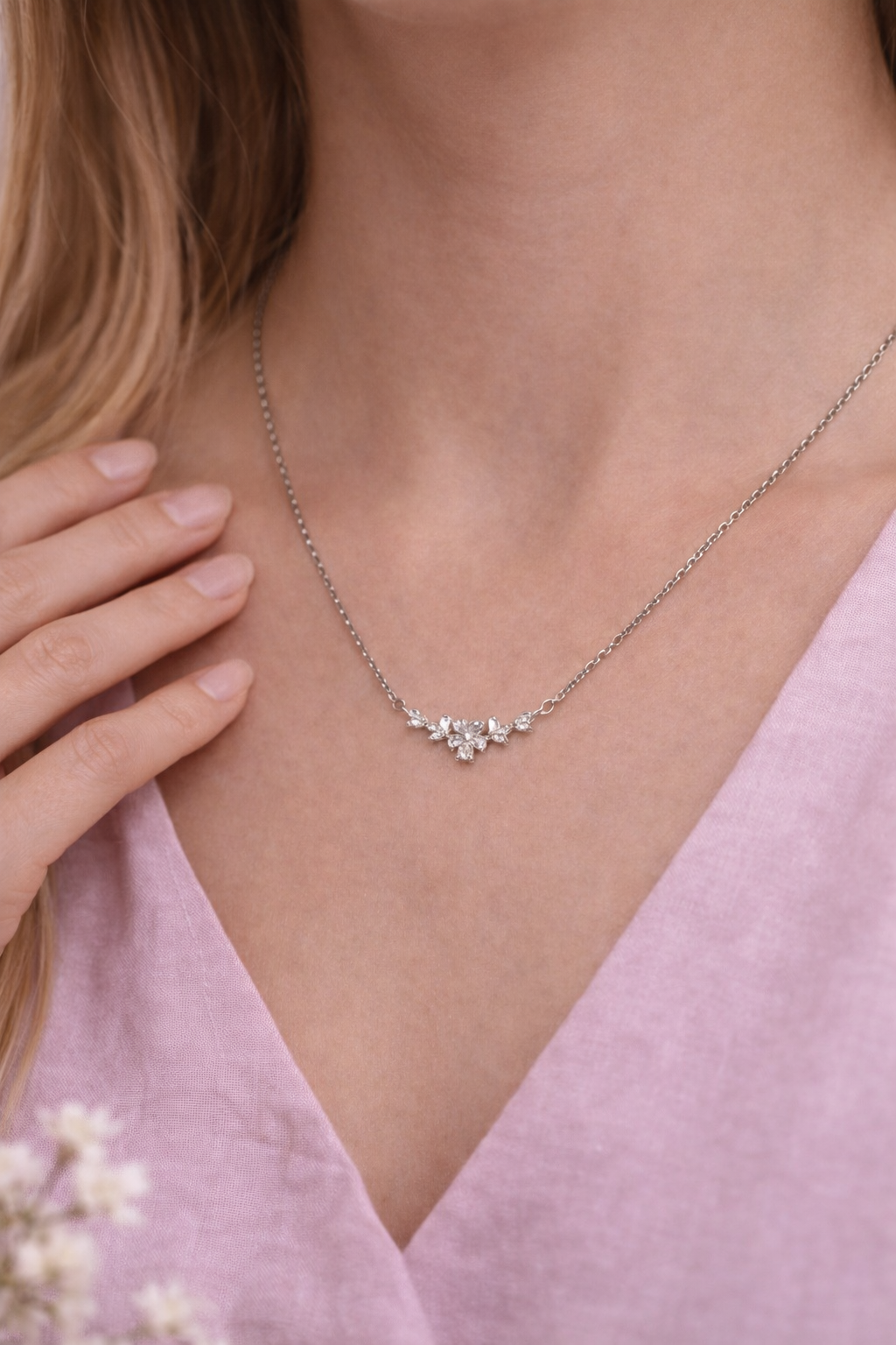 flower bloom ketting