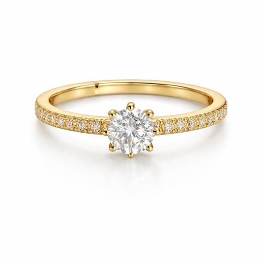 Ring diamond small
