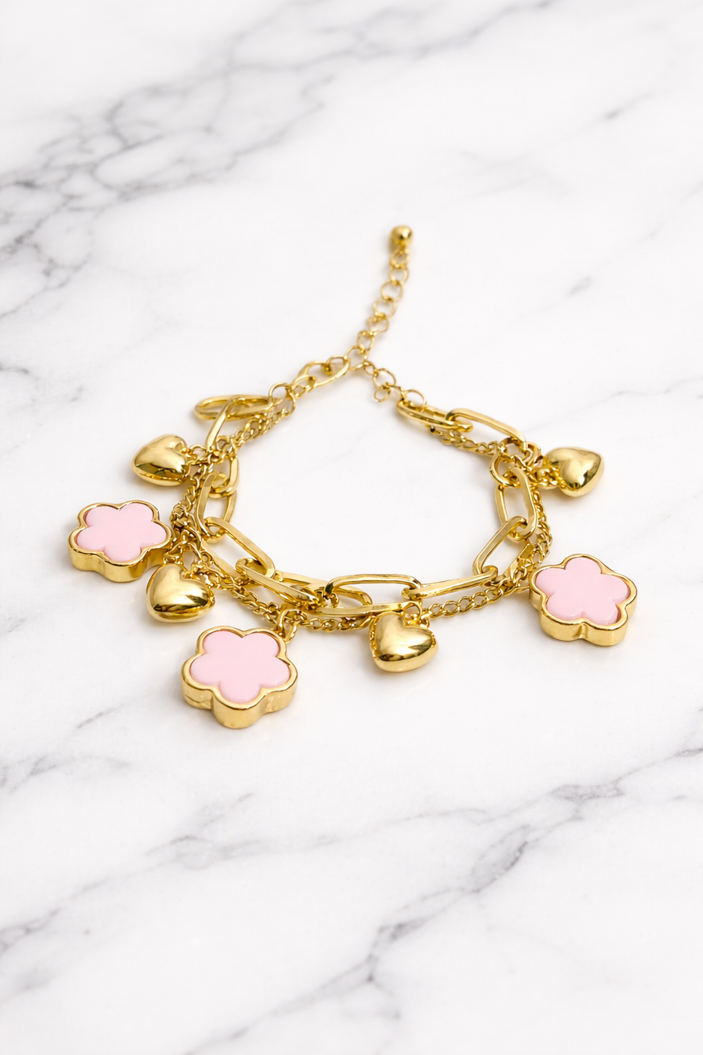 Armband Clover heart